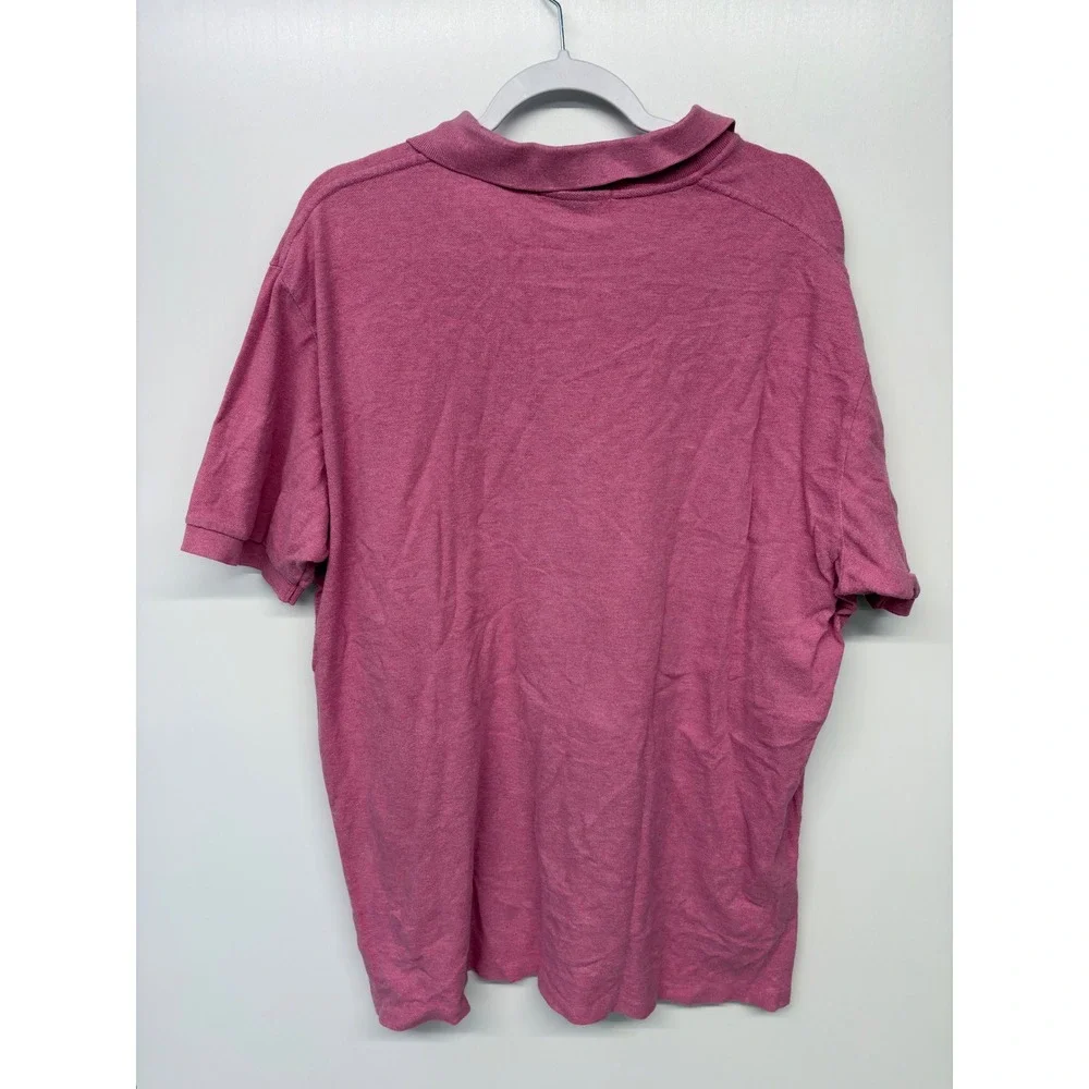 Polo Ralph Lauren Preppy Polo Shirt Mens XL Pink Short Sleeve Pony Old Money